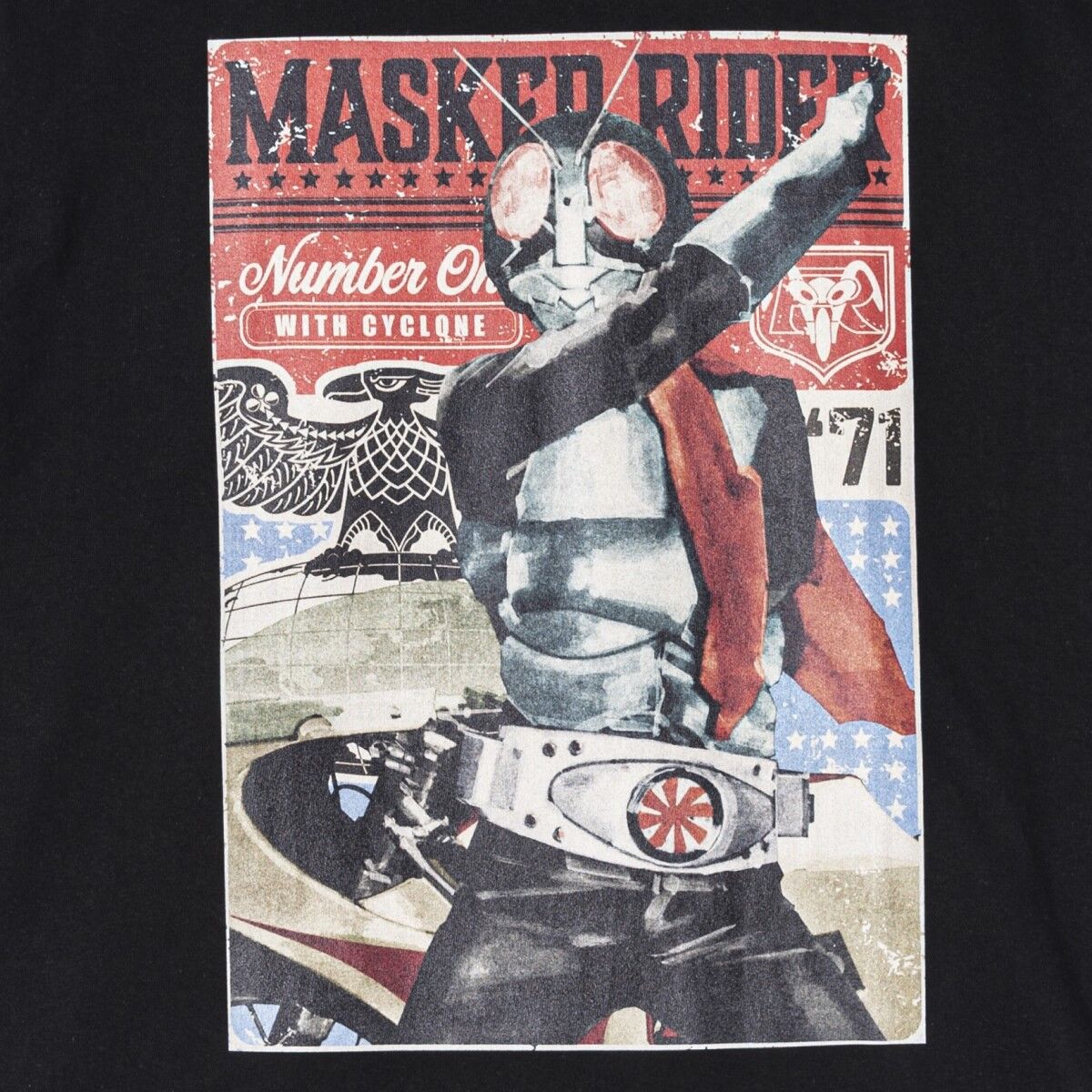 菅原芳人計画 仮面ライダー ヒーロー誕生Tシャツ | 仮面ライダー