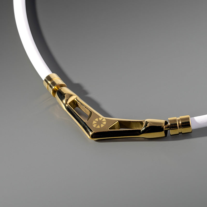 V1 ブイワン White×Gold 磁気ネックレス – BANDEL®︎｜公式オンライン
