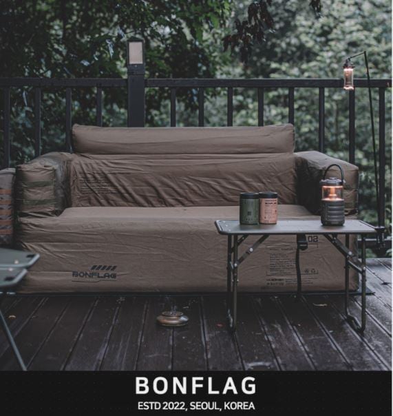 全カラー再入荷】キャンプ エアーソファ タクティカル 2人用（BONFLAG