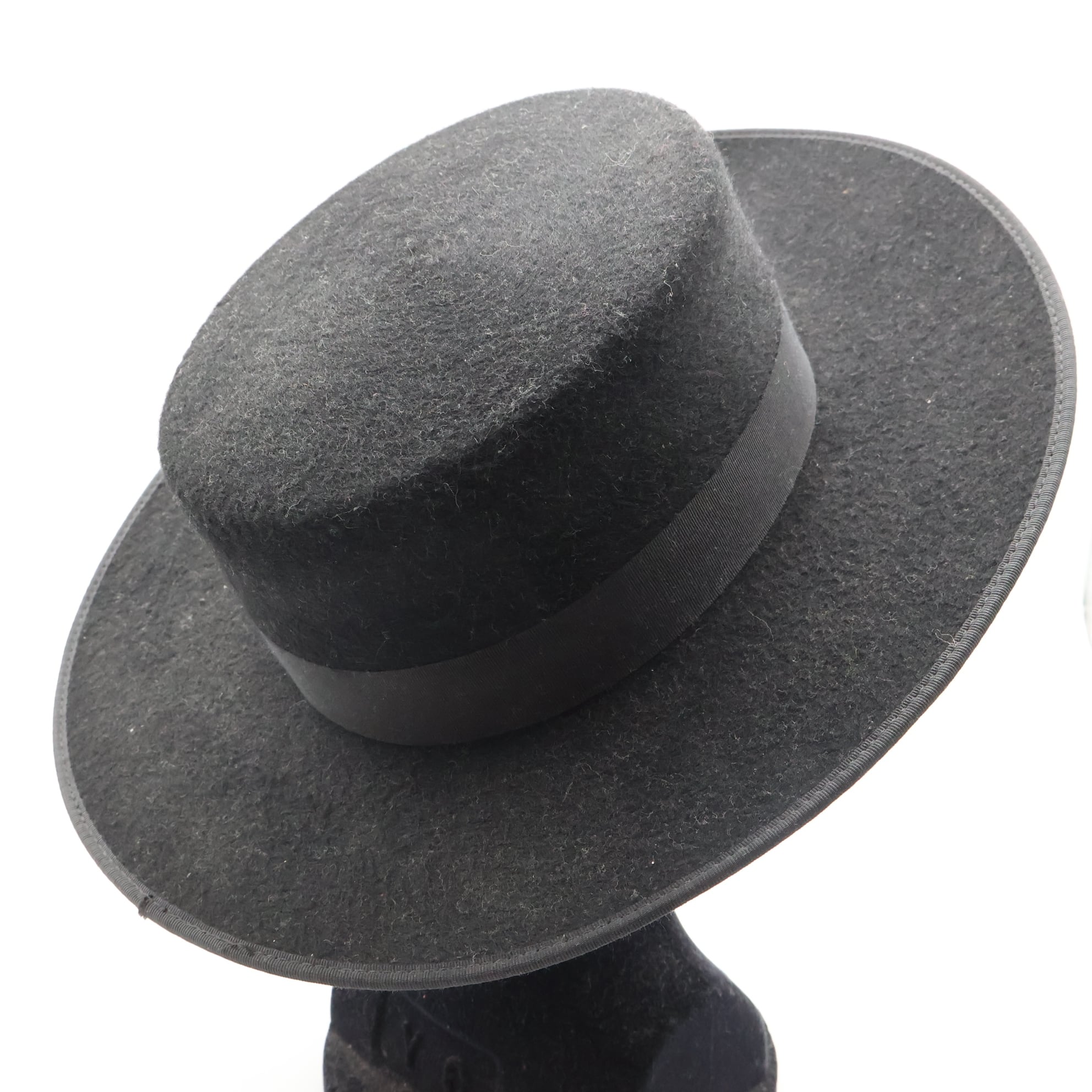 スペイン製 フラメンコ衣装】ブラック Tberia コルドベス ハット 帽子