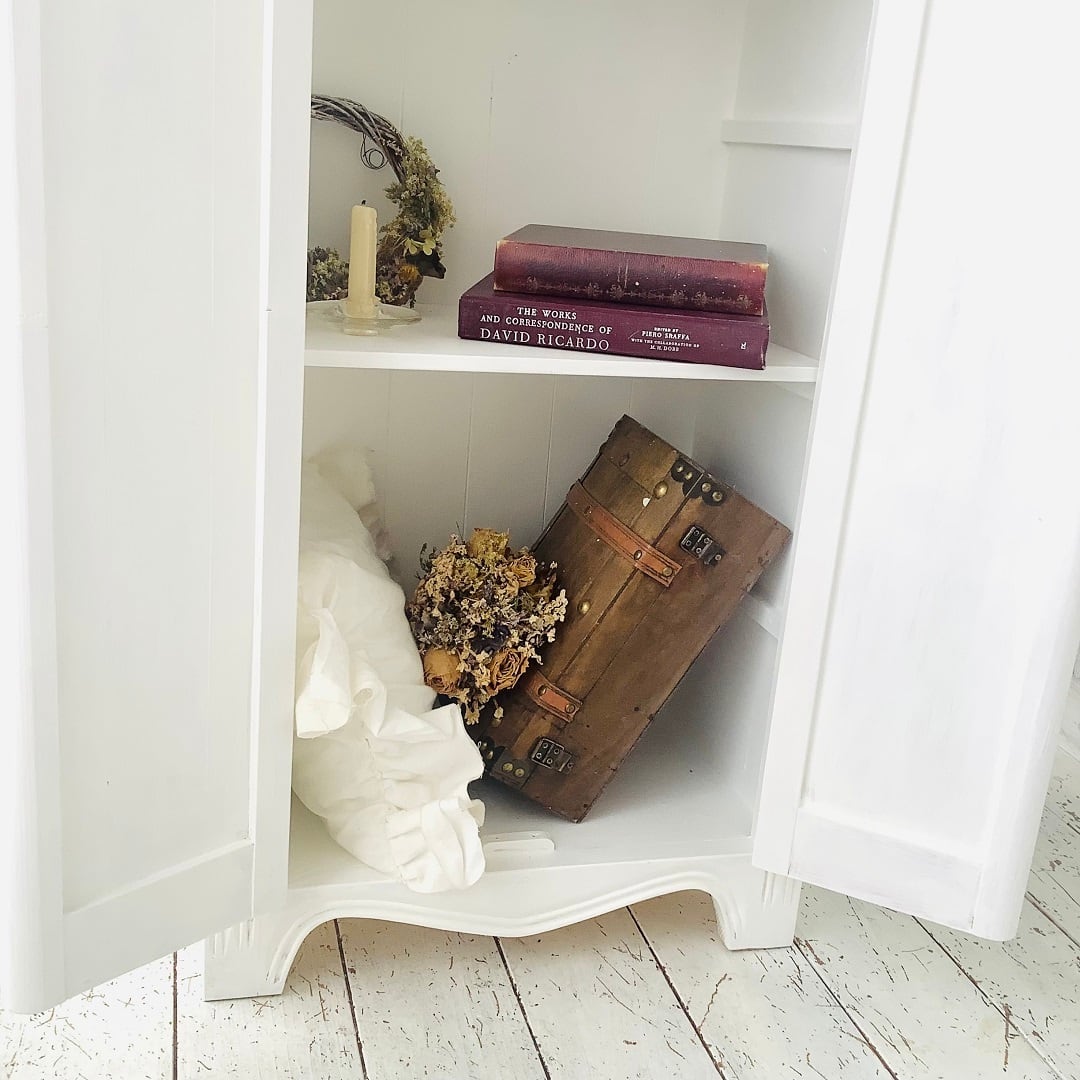 受注製作】スリムキャビネット・フレンチカントリー・シャビーシック