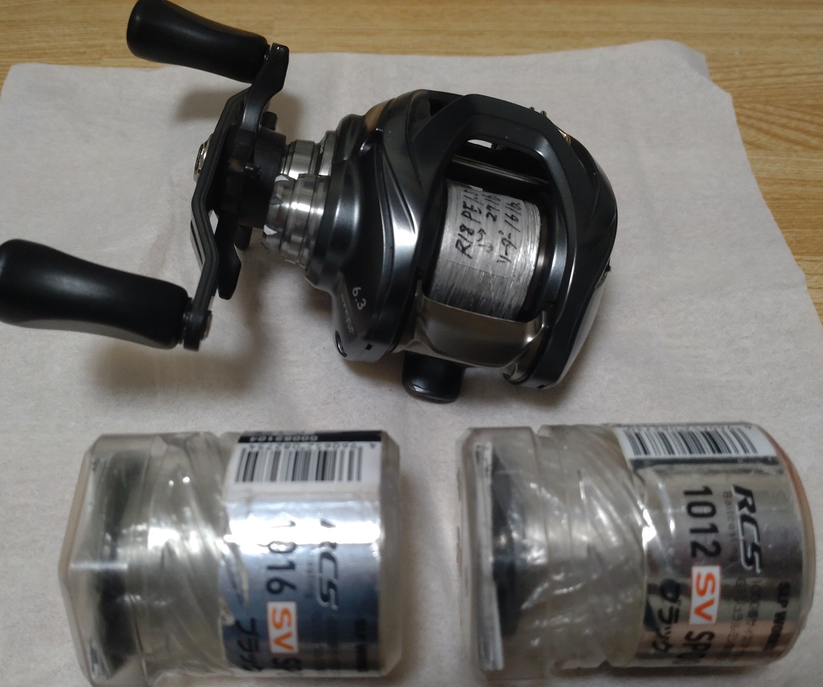 スティーズ A TW スプール交換とライン交換 | basslife