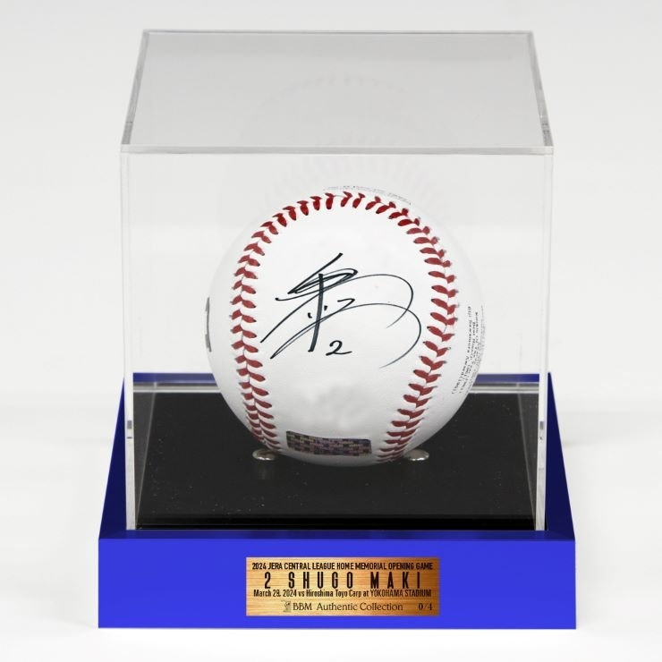 4/5(金)2024年本拠地開幕スタメングッズ、度会選手初本塁打直筆サイン