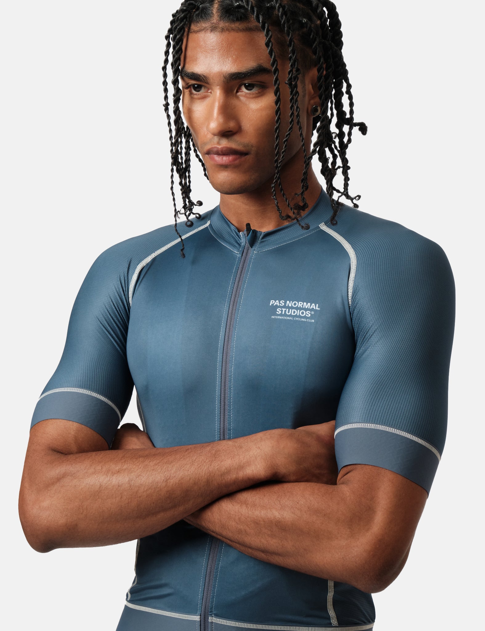 Pas Normal Studios Mechanism Jersey - Light Indigo | Benchmark