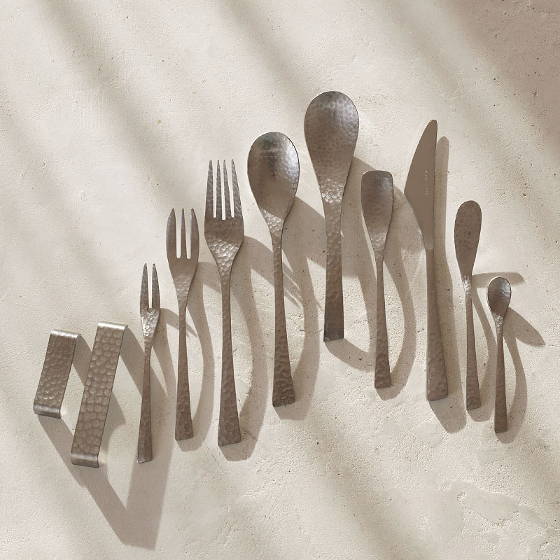 rest シリーズ / シルバーカトラリー 槌目模様 | ボー・デコール