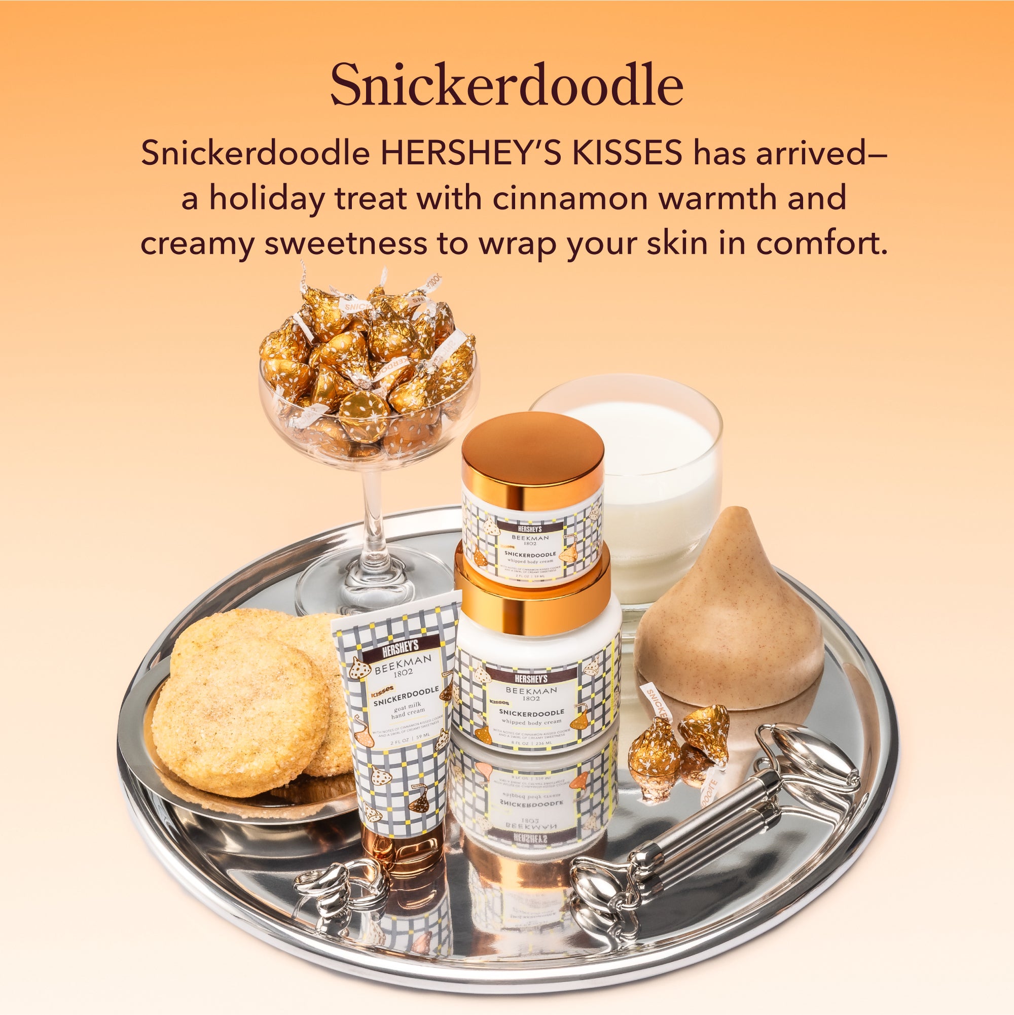 Limited-Edition Beekman 1802 x HERSHEY'S KISSES Snickerdoodle Hand Cre