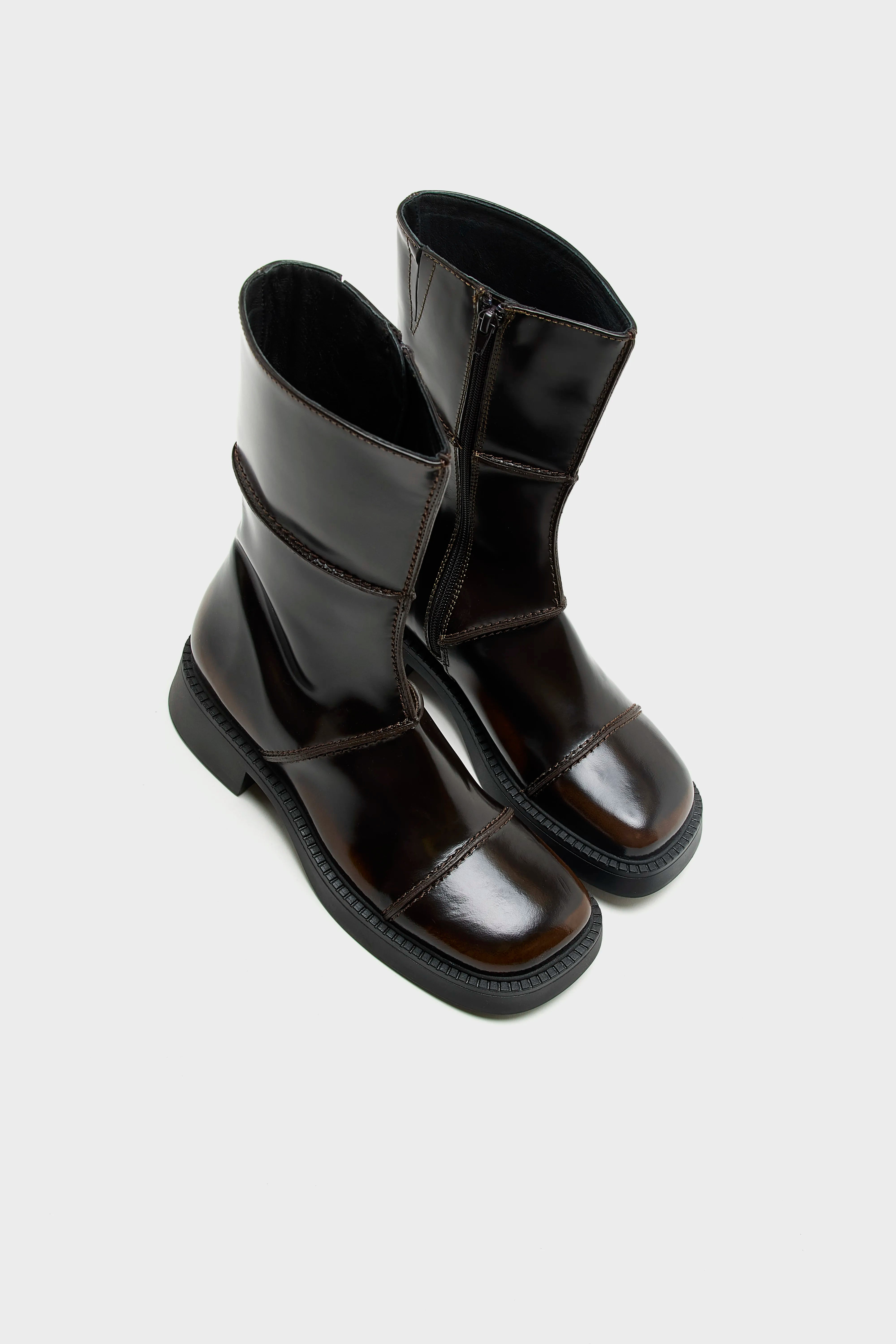 Miista | Dahlia Dark Brown Ankle Boots | Bellerose