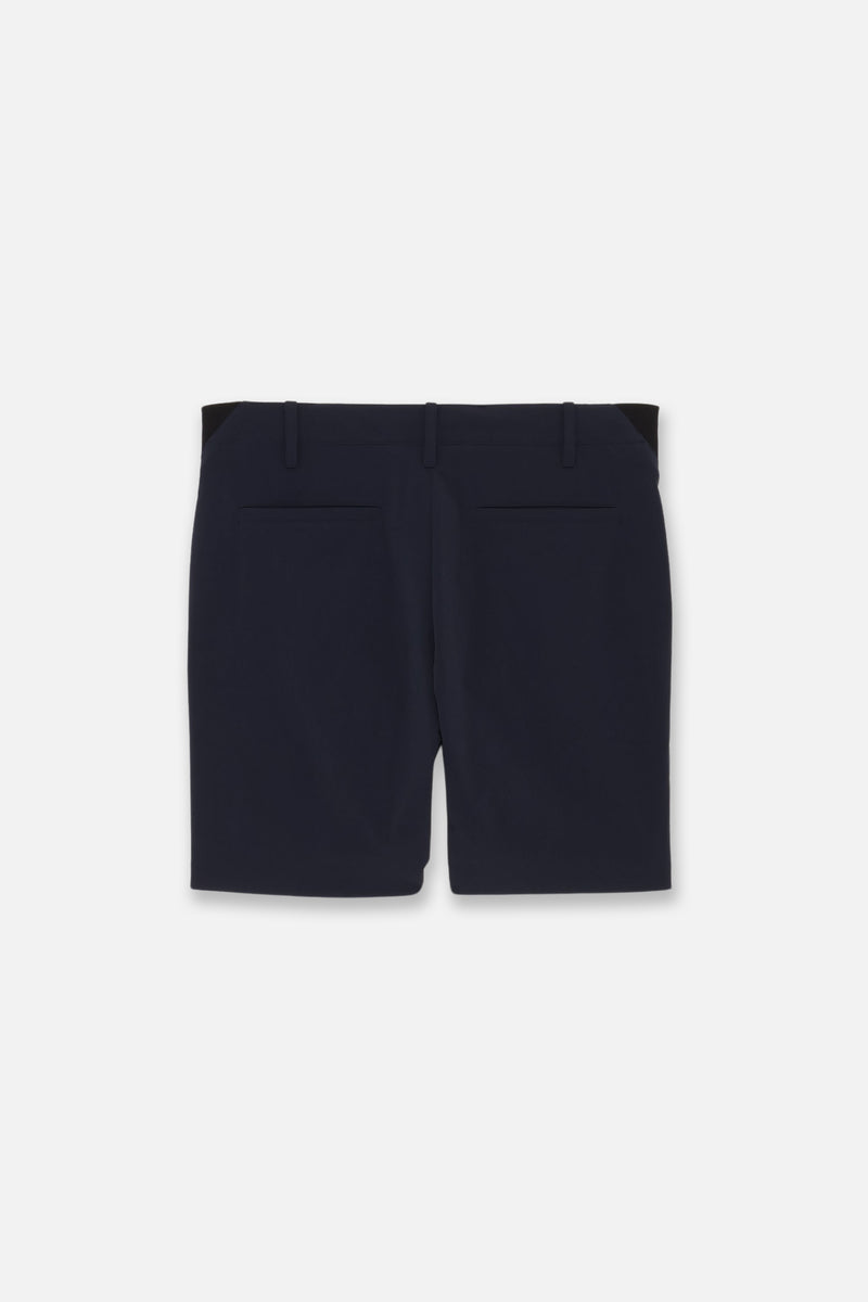 DRY-STRETCH LOGO SHORT PANTS - NAVY – BELLMORE
