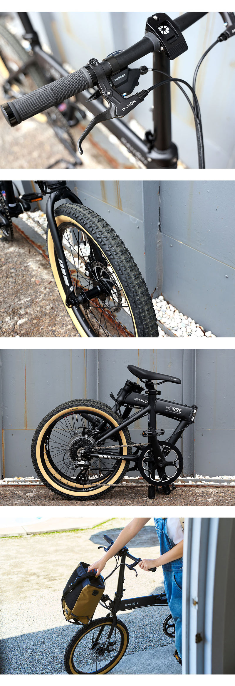 DAHON FOLDING BIKE Horize Disc Ltd. 2024 24HORIMBK00D | 自転車