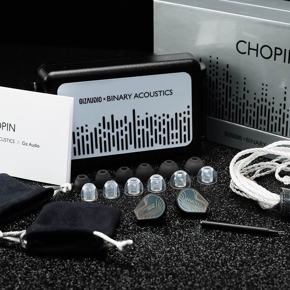 Gizaudio × Binary Chopin 1DD+3BA Hybrid In-Ear Earphones
