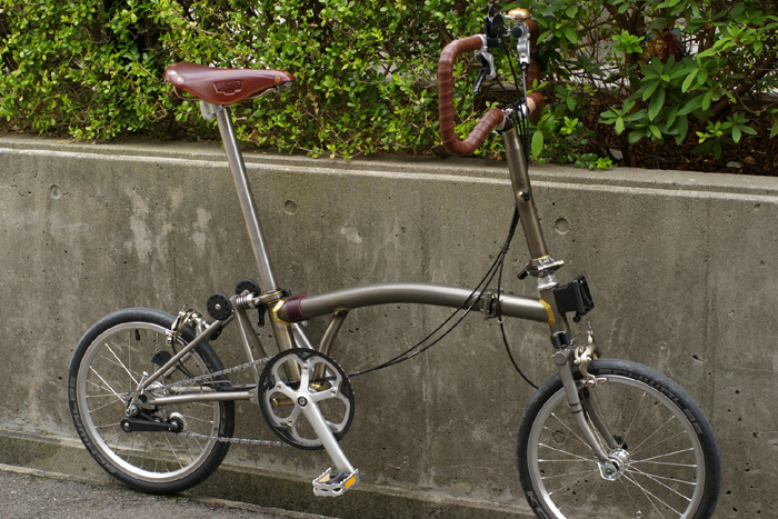 Brompton Pハンドル化です。 – Bici Termini