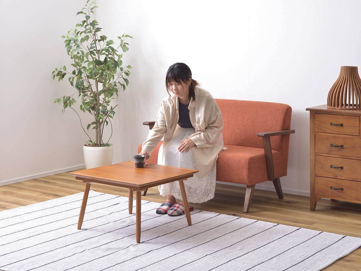 オールシーズン使える！お手頃サイズの北欧風こたつテーブル『ハイム