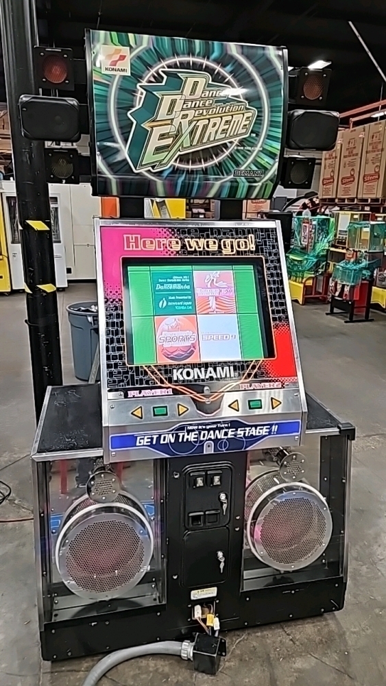DANCE DANCE REVOLUTION 8TH MIX EXTREME MUSIC ARCADE GAME KONAMI