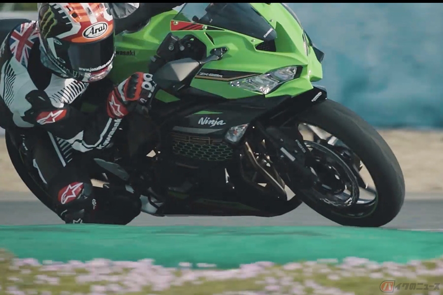 カワサキ4気筒250cc「Ninja ZX-25R」最新動画公開 KRTのJ・レイとA