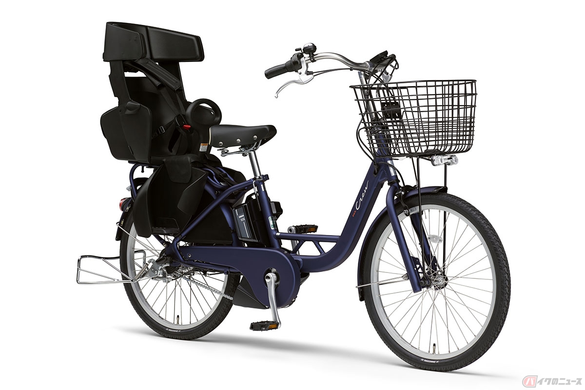 ヤマハ「PAS Crew」2022年モデル発売 さらに便利な新設計リヤ