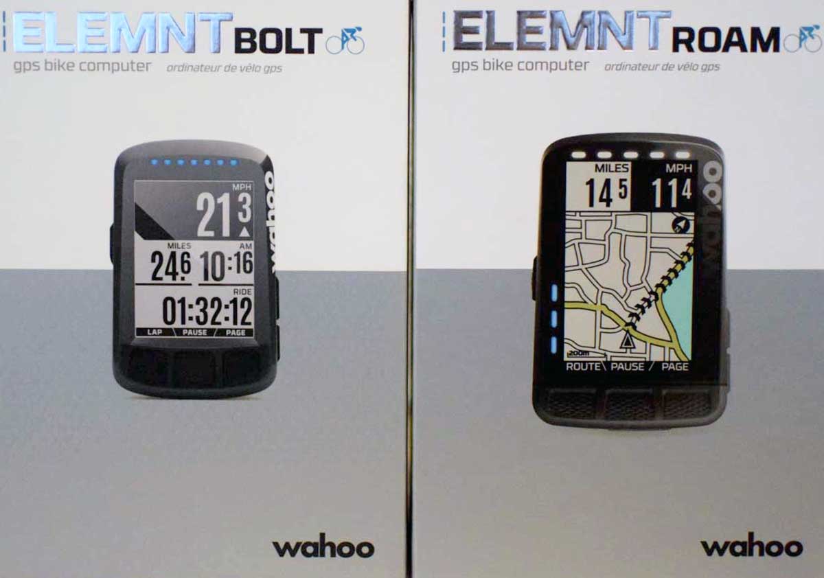 高性能サイコンシリーズ！ WAHOO『ELEMNT BOLT/ROAM』