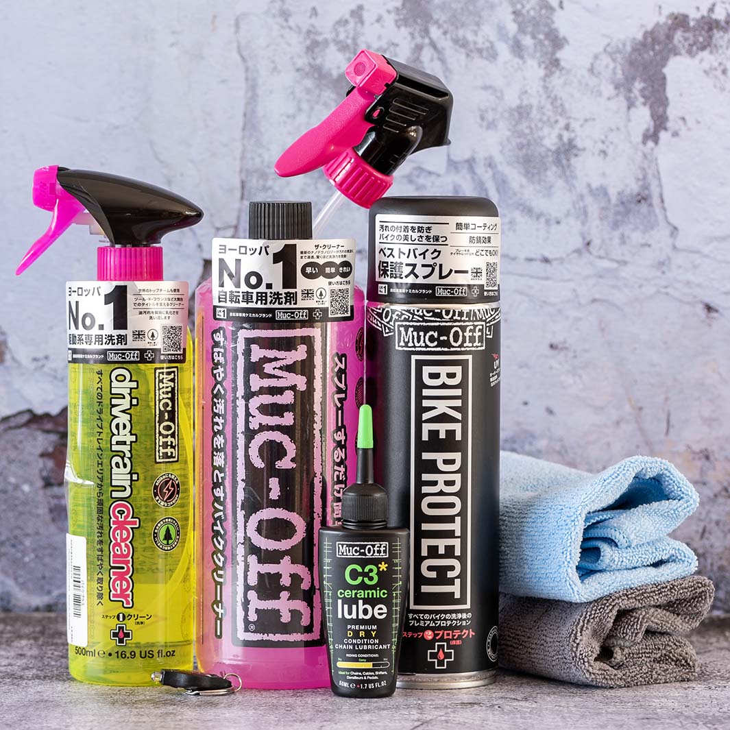 Muc-Off マット塗装用洗車ケミカル5点+マイクロファイバーウェス2枚