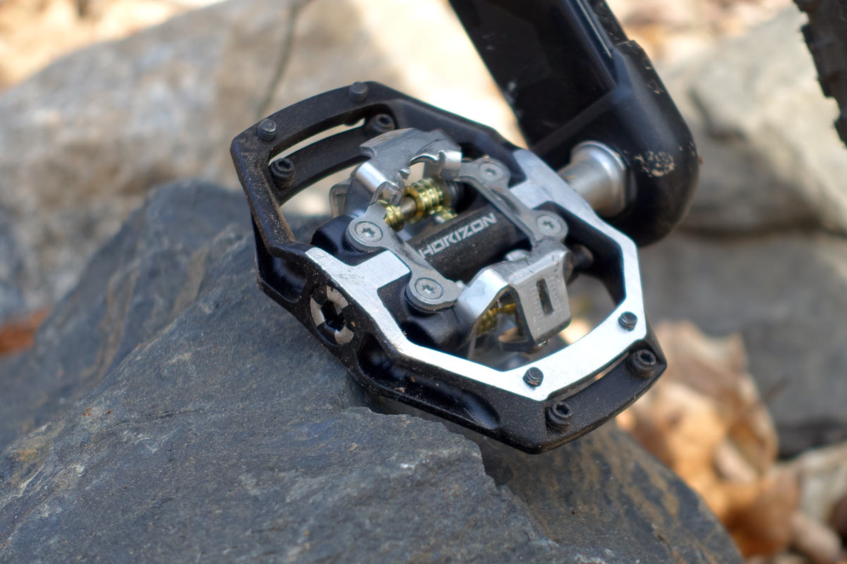 Review: Nukeproof Horizon CS clipless platform pedals get you