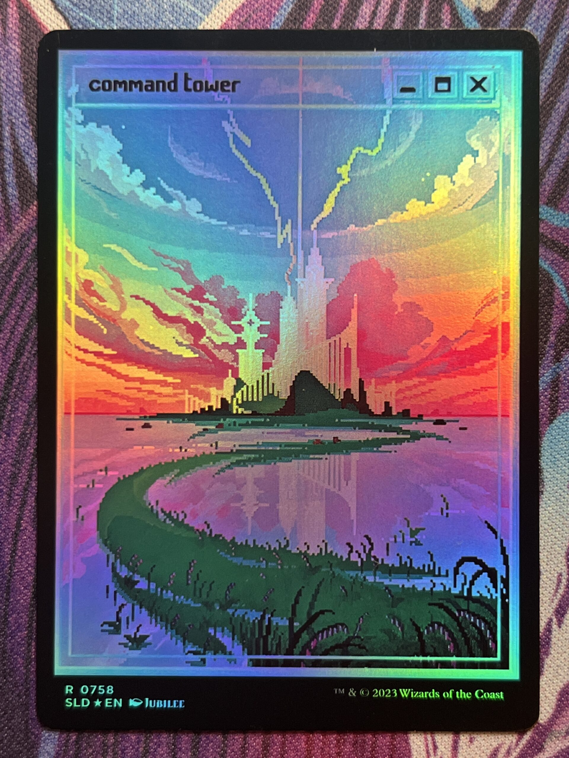 Command Tower SLD Pixel Foil – Bootleg Mage