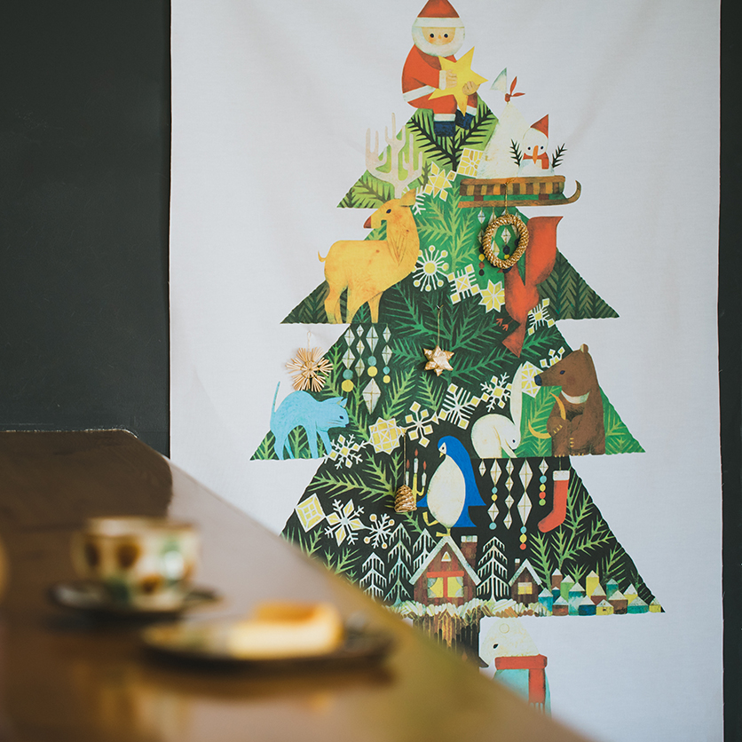 クリスマスツリータペストリー（大）：福田利之 | nunocoto