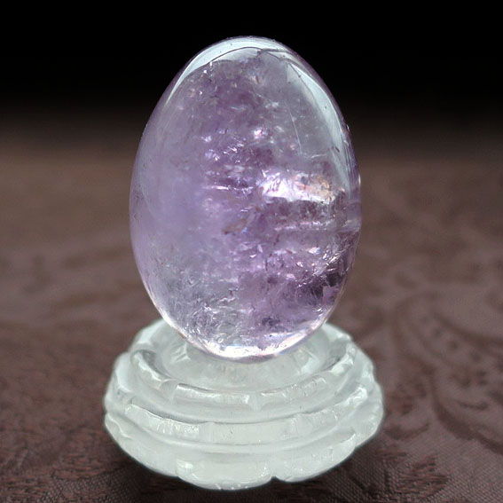 星入りローズドフランス/ピンクアメジスト/エッグA Hollandite Rose de