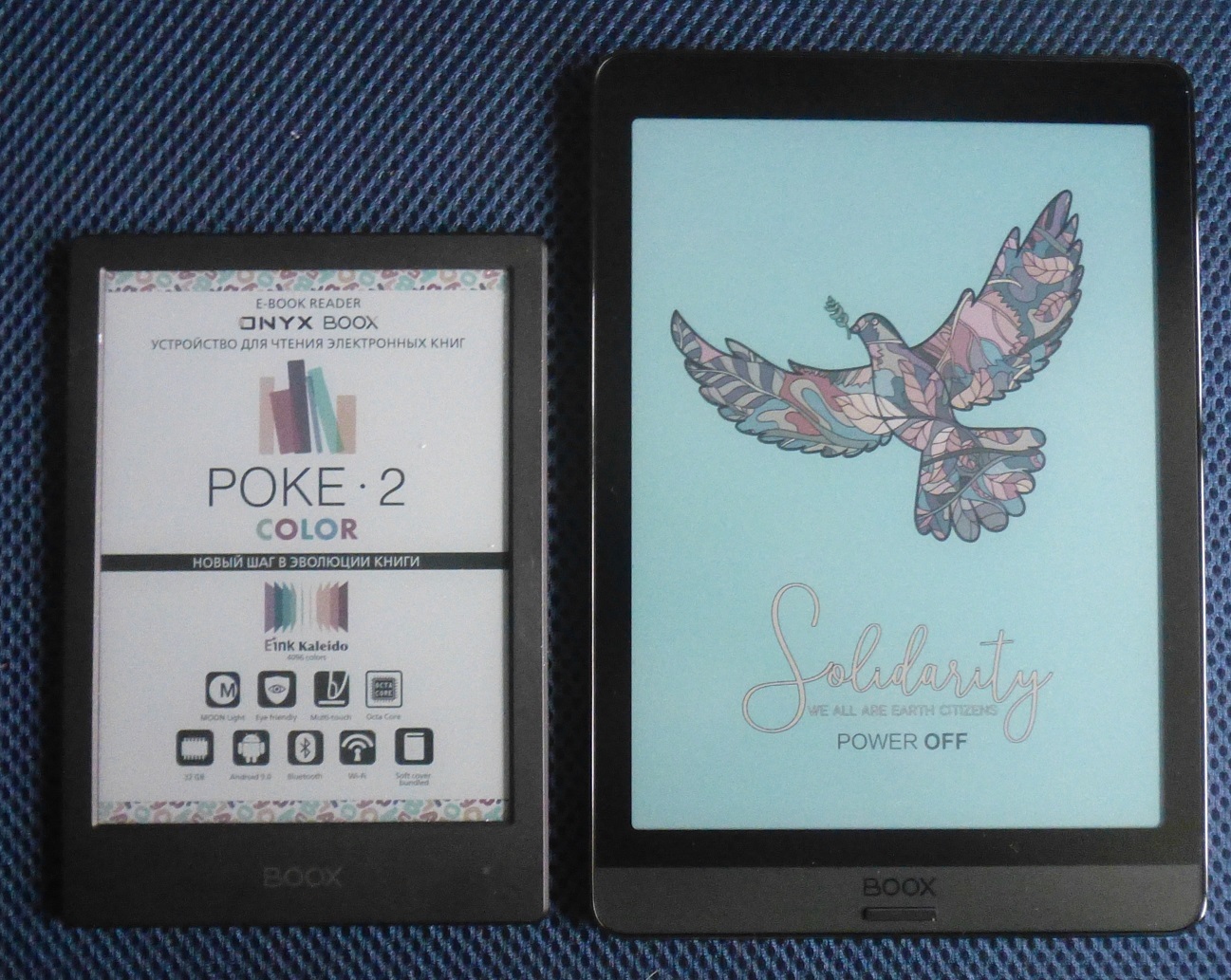 電子書籍リーダー Boox Poke2 Color／Boox Nova3 Colorを両方入手して