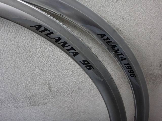 アトランタ1996リムで前輪を組みました | のむラボ日記