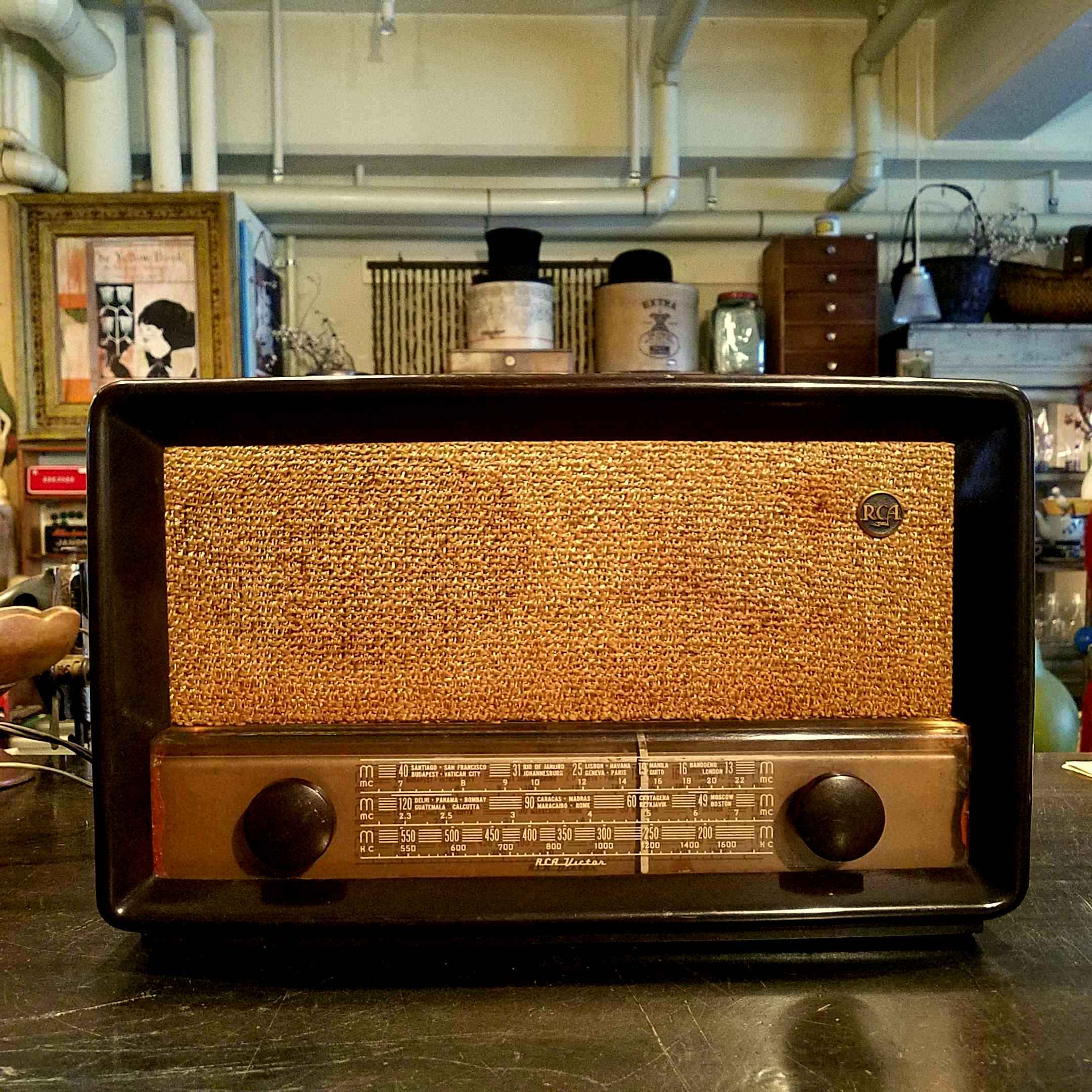 USビンテージ！50's RCAビクターの真空管ラジオ - [Sold Out]過去の