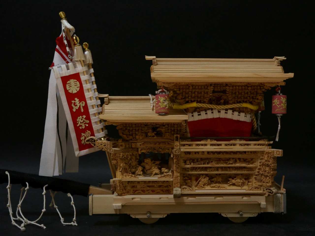 東町地車1/20モデル - ミニだんじり製作 織広堂