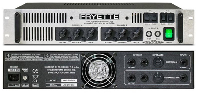 Fryette Amp(旧VHT Amp) Two/Fifty/Two G2502S (G-2502-S/G2:50:2