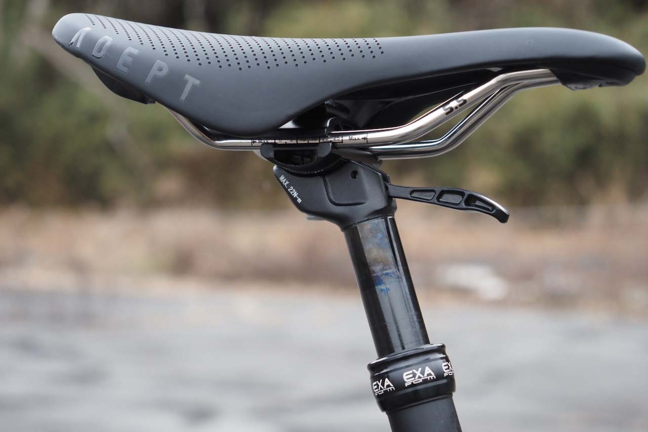 DJCのドロッパーシートポストに手を出してみた【レバー式・1万円未満で