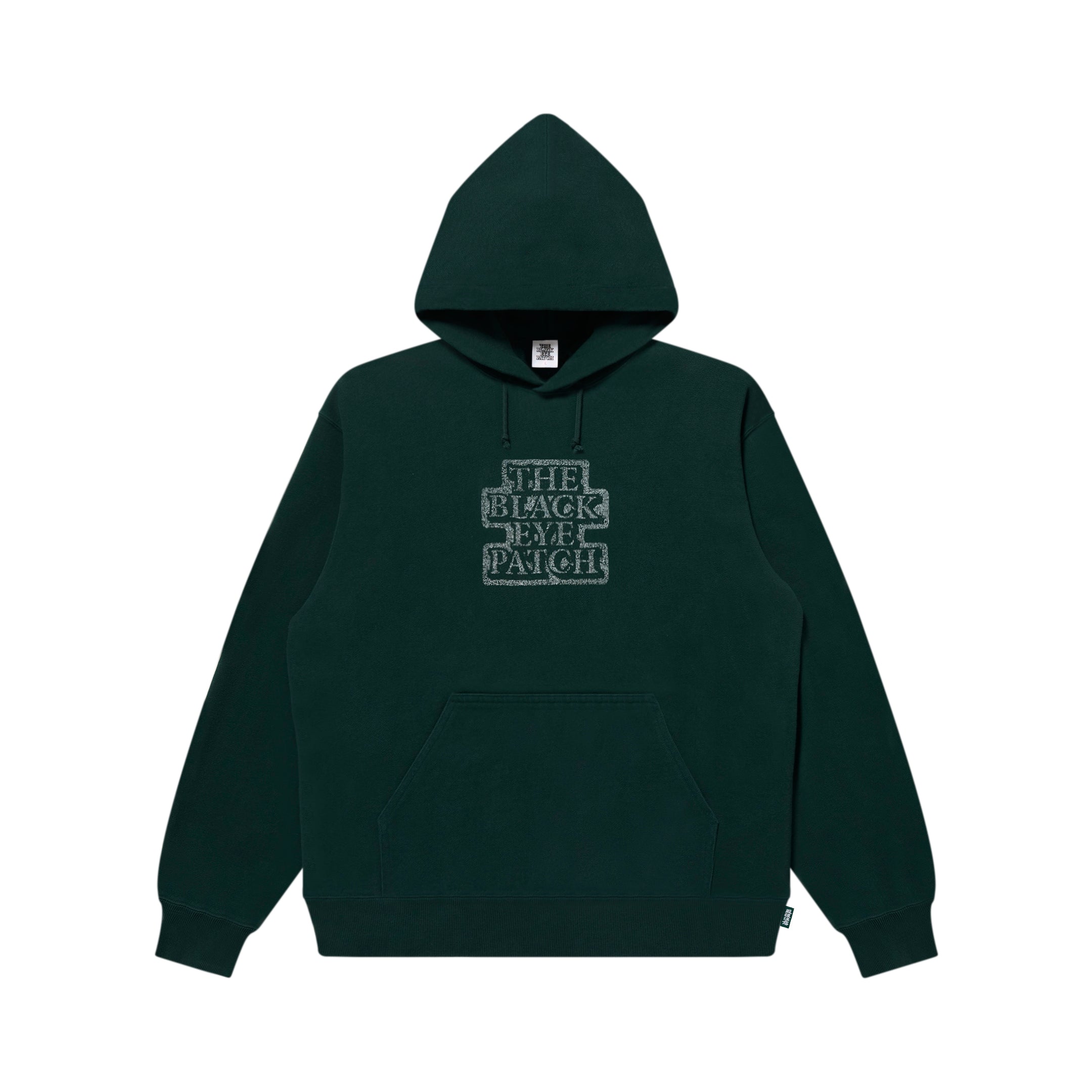 DAMAGED OG LABEL HOODIE GREEN – BlackEyePatch