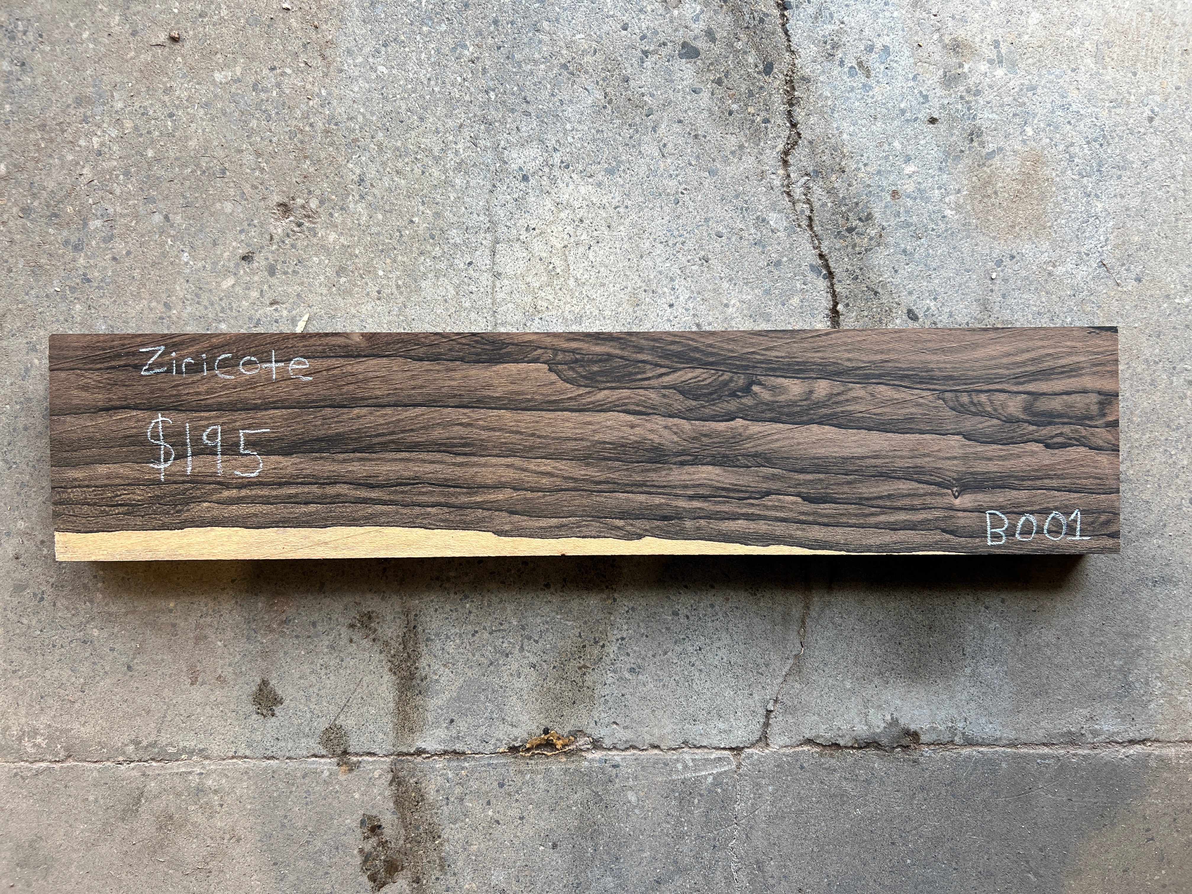 Ziricote 25”x5.5”x1.25” – Black Forest Wood Co.