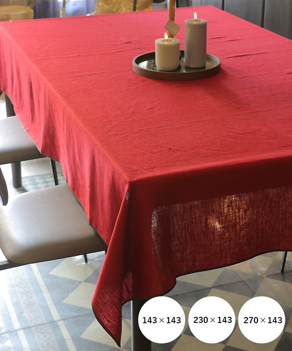 テーブルクロス・ヴェローヌ・ボルドー – Blanc de Juillet