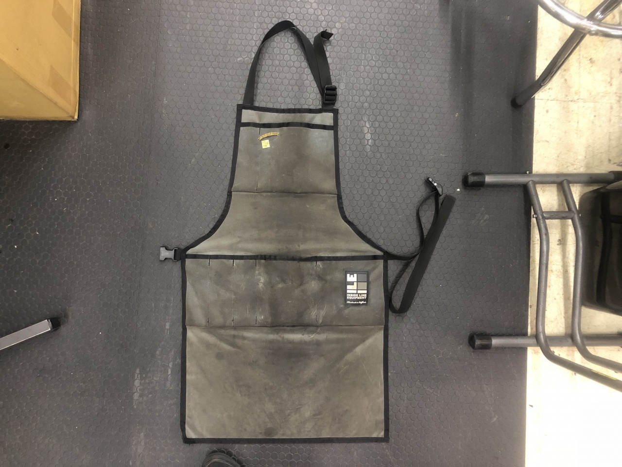 ILE* work apron (cordura grey/x-pac alpine) - BLUE LUG ONLINE STORE