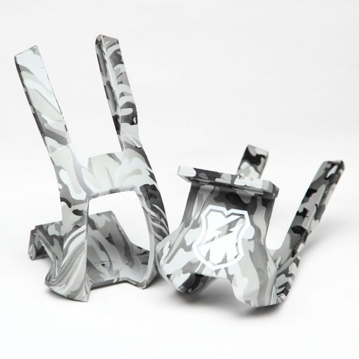 MASH* nylon double toe clips (black drip camo) - BLUE LUG ONLINE STORE