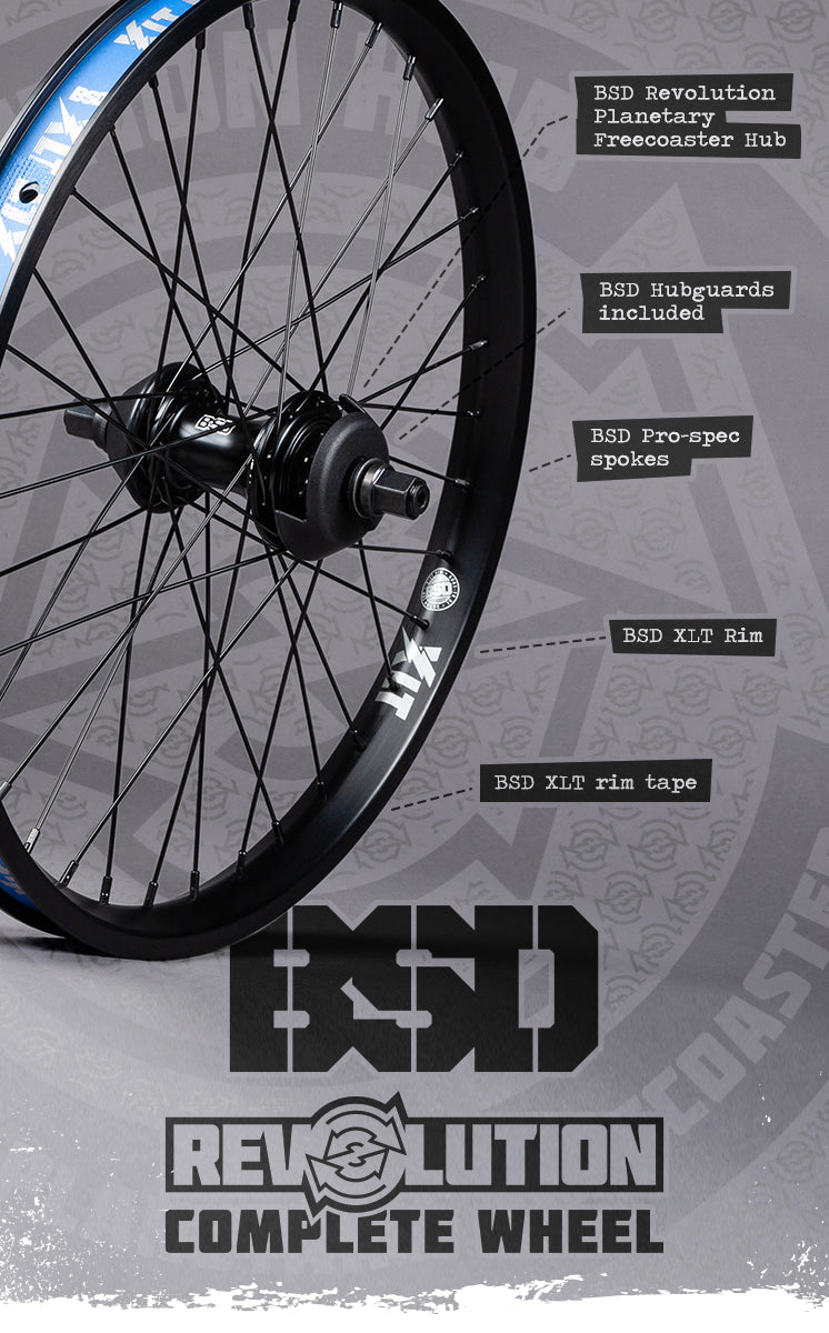 BSD Revolution v1.5 X XLT Wheel – Planetary Freecoaster Rear Wheel