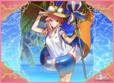 TCG万能プレイマット Fate/Grand Order「ランサー/玉藻の前」：【公式