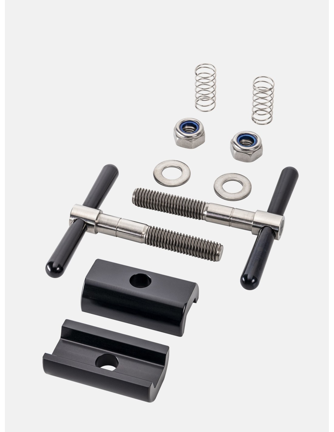 Brompfication - Titanium Hinge Clamp Set, Black