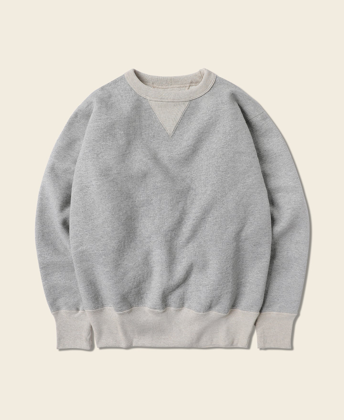 1930 Boxing Heavyweight Cotton Fleece Sweatshirt - Gray | Bronson