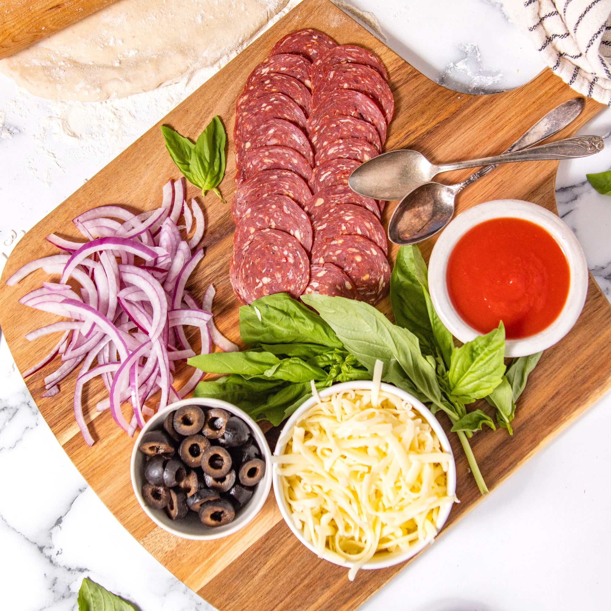 Spicy Beef Salami, Presliced – Brooklyn Cured