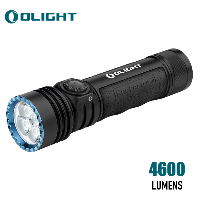 Olight Seeker 4 Pro Rechargeable Flashlight | 4600 Lumens