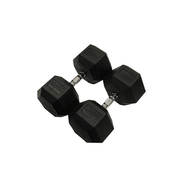 単品販売】【長期在庫品】ヘックスラバーダンベル 固定式 52.5kg 55kg
