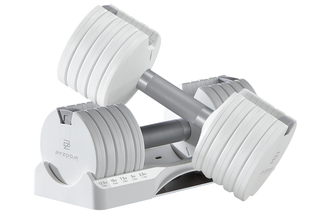 Pure Series 可変式ダンベル 5kgホワイト – Byzoom Fitness JAPAN