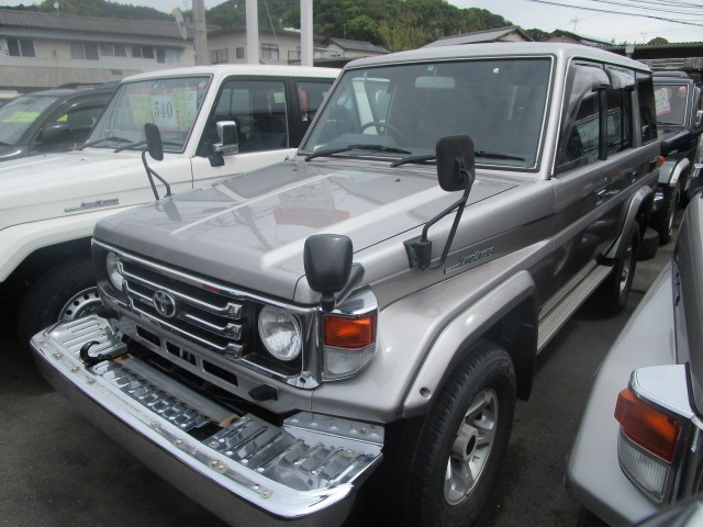 ランドクルーザー70 4.2 ZX ディーゼル 4WD 社外HDDナビ フェンダー