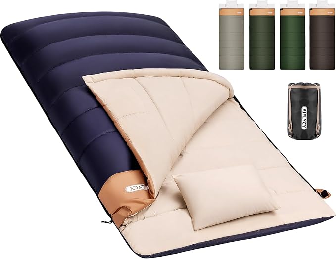 AIFLYCY シュラフ 冬 用, 寝袋 コンパクト, キャンプ 寝袋 | Camdoor