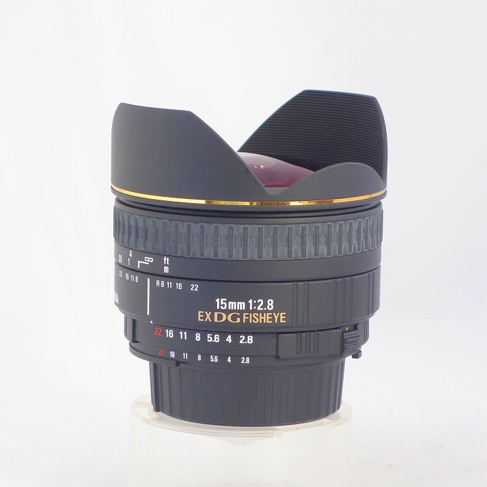 中古】(シグマ) SIGMA 15/2.8 EX DG フィッシュアイ ニコンFマウント