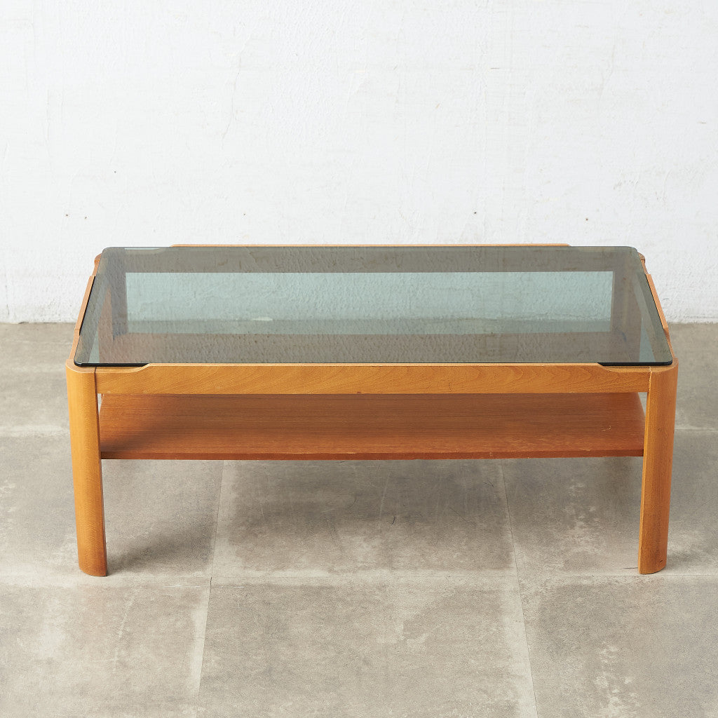 メイヤー myer ヴィンテージ スモークガラストップ コーヒーテーブル