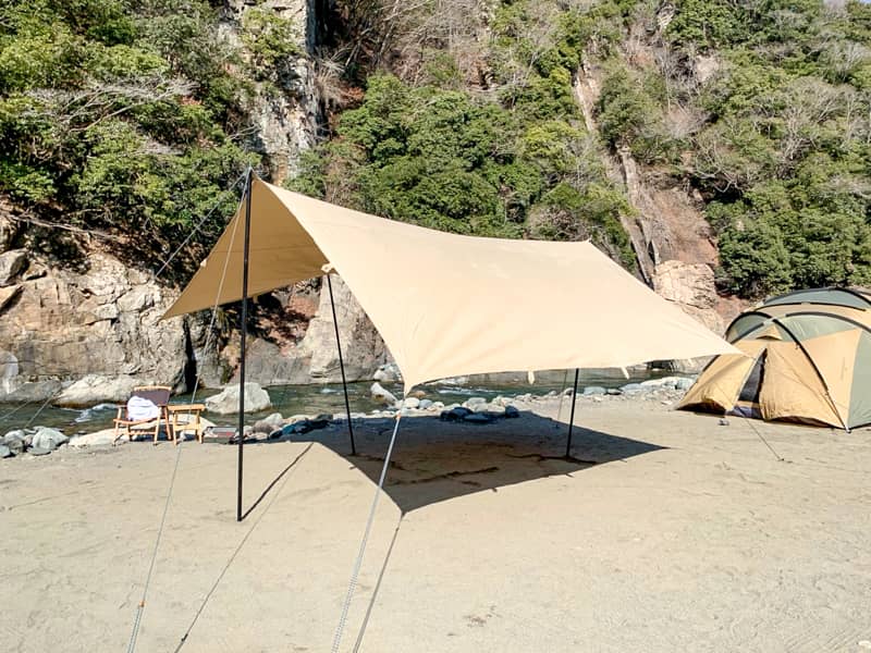 100%コットンのオシャレタープ「Canvas Camp クラシックシェルター