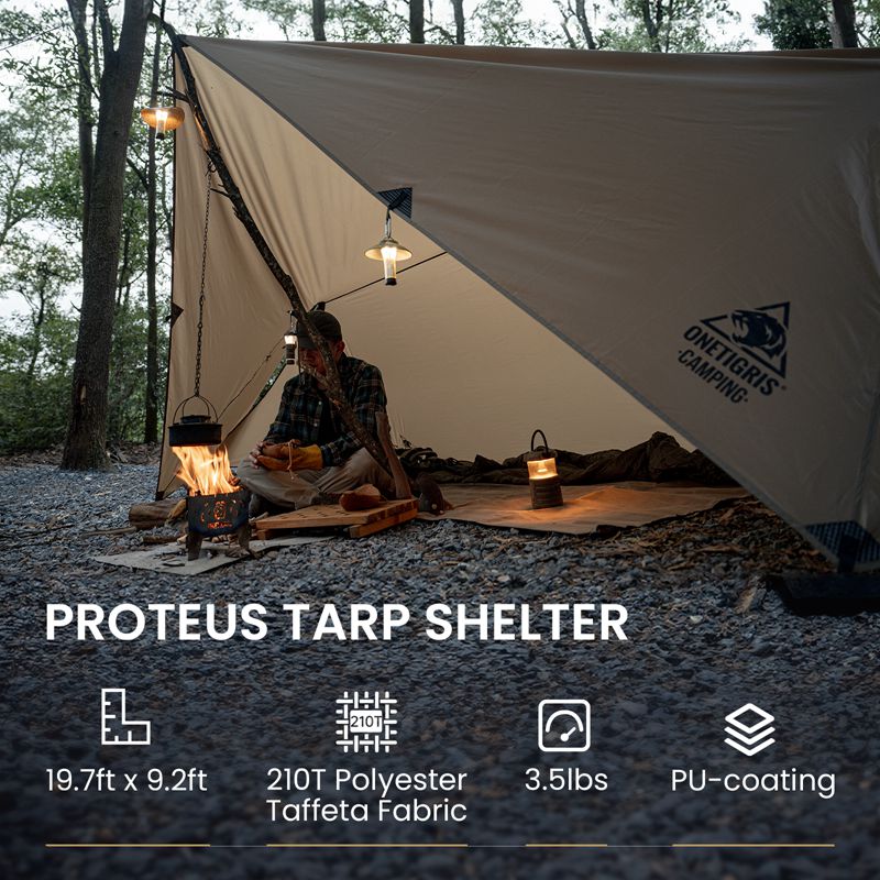 PROTEUS レインフライ キャンプ用タープ 丨OneTigris – OneTigris Camping